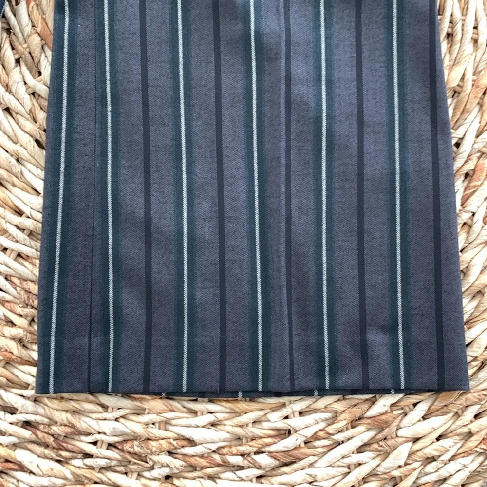 Ann Taylor Stripe High Waist Wide Leg Pant